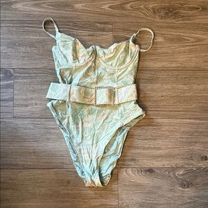 WeWoreWhat swimsuit in Mint Green